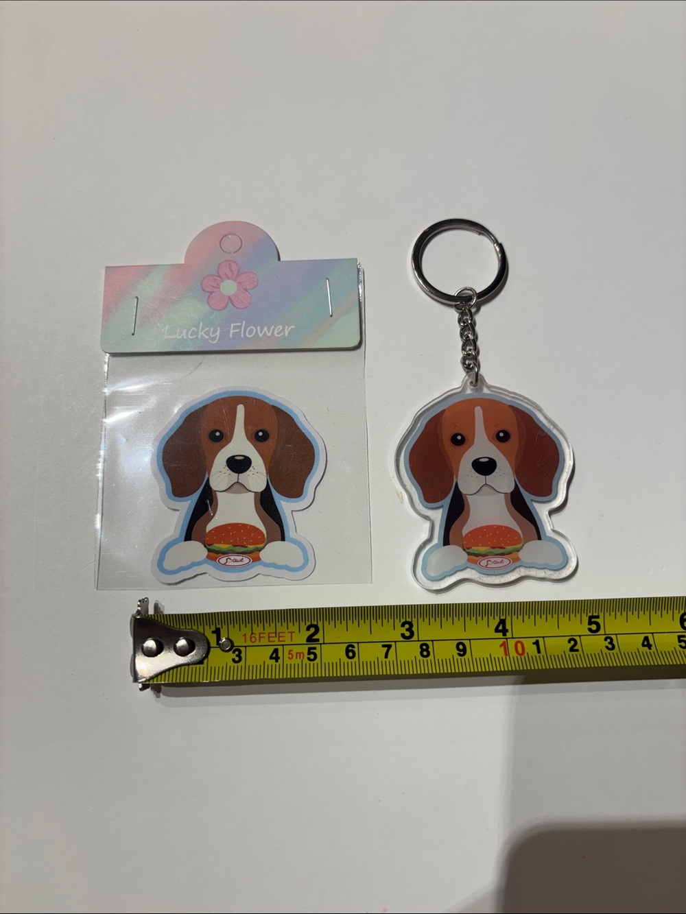Beagle Keychain & Sticker Set - Picture 4 of 7